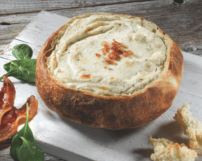 Gourmet Du Village Dip Recipe Box Spinach Bacon