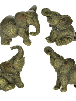 Lying Elephant 3"