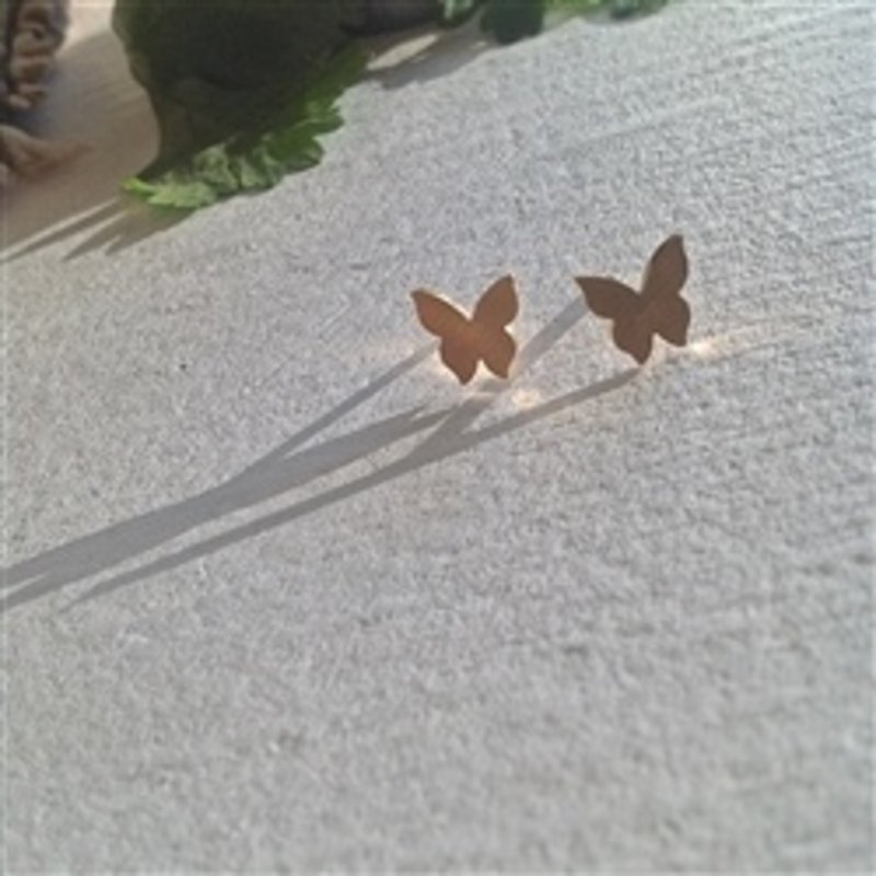 Pika & Bear Levar Butterfly Silhouette Stud Earrings