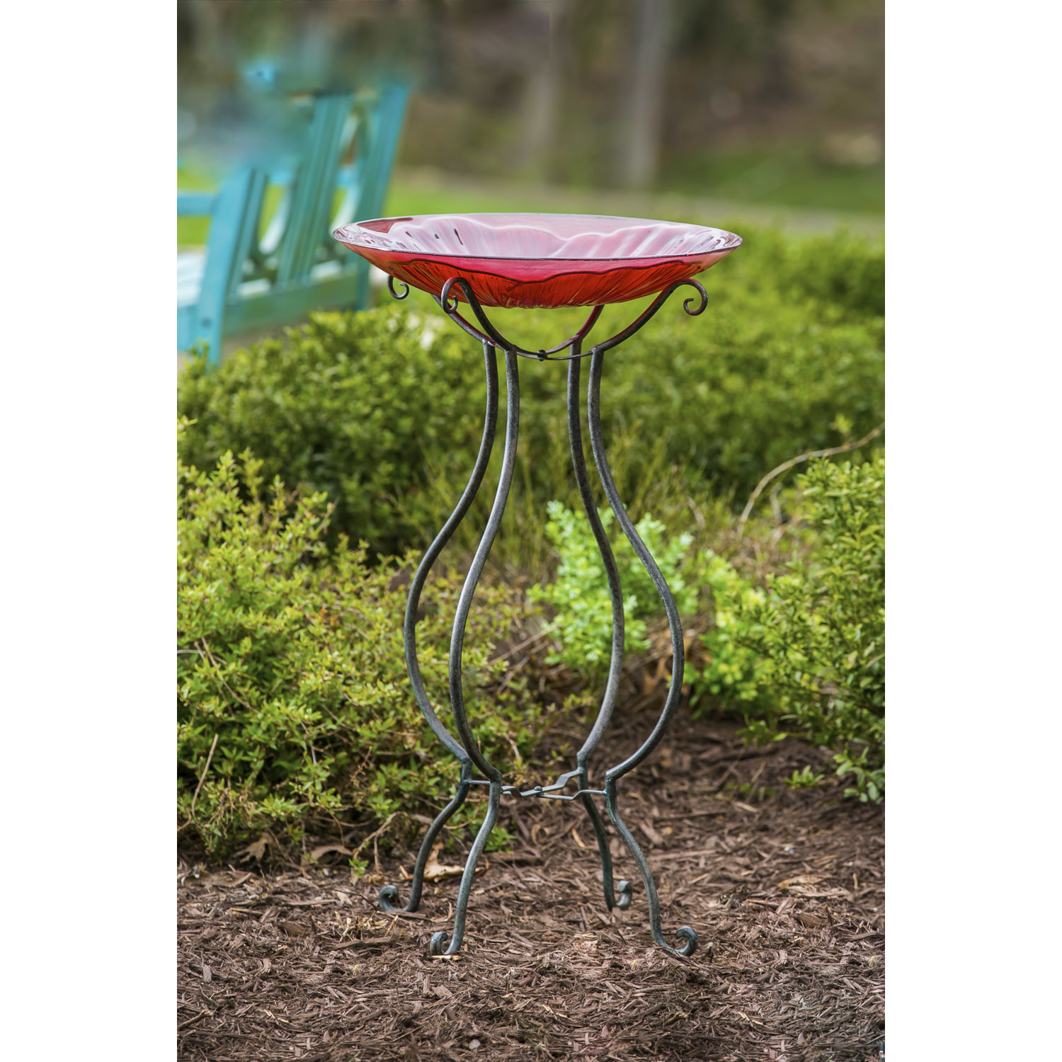 Birdbath Stand Scroll