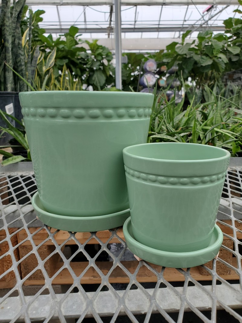Charlotte Planter With Saucer