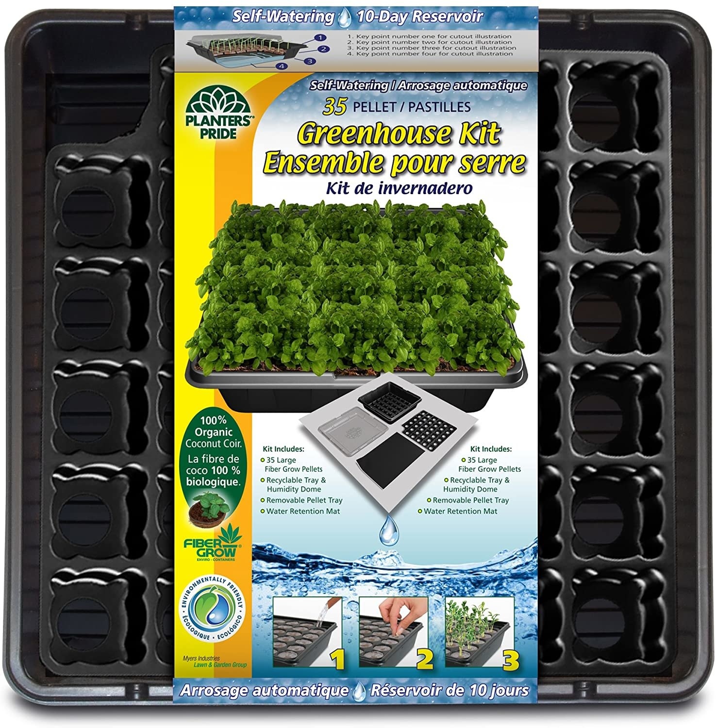 Planters Pride Self Watering Greenhouse Kit 35ct