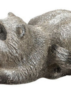 Athens Stonecasting Inc Raccoon Apple Statue