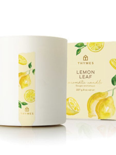 Thymes Lemon Leaf Poured Candle