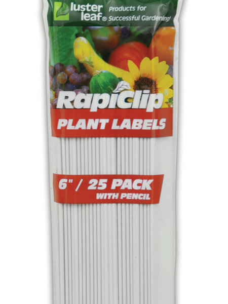 Rapiclip Plant Labels 6" With Pencil