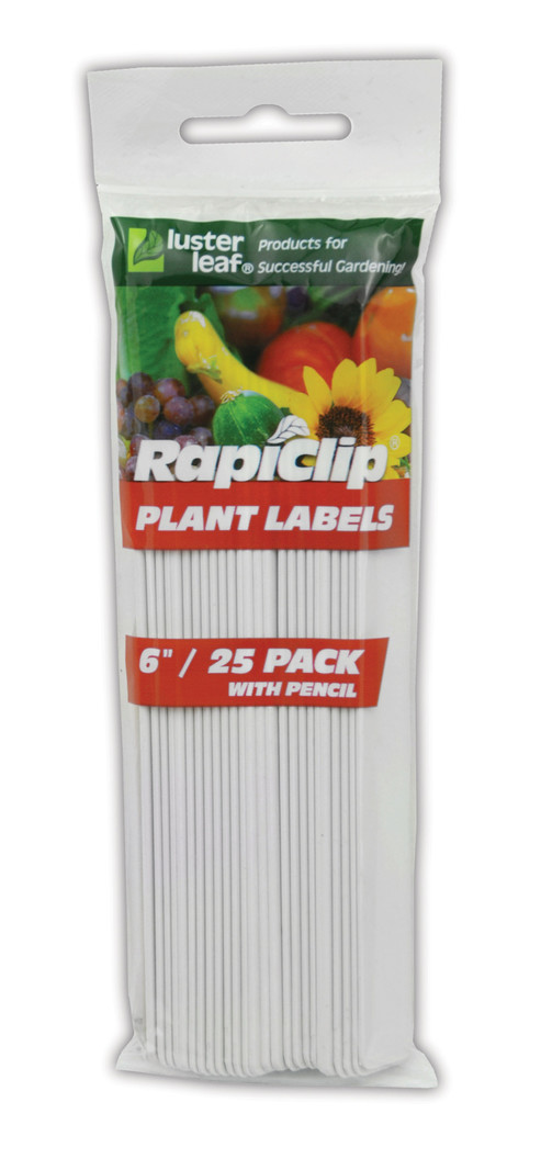 Rapiclip Plant Labels 6" With Pencil