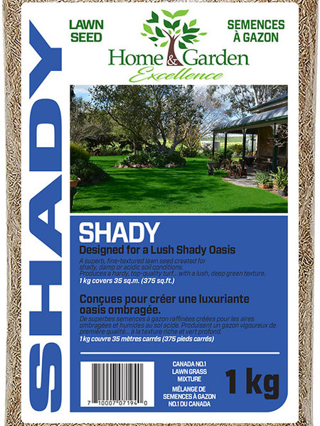 Home & Garden Excellence Lawn Seed Shady 1kg