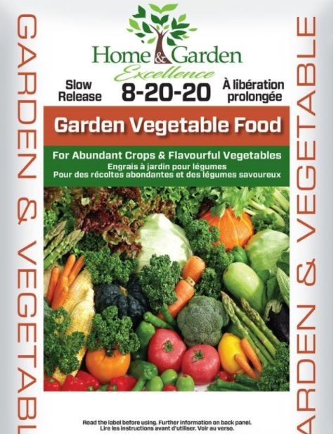 Home & Garden Excellence Garden Vegetable Food 8-20-20 2kg