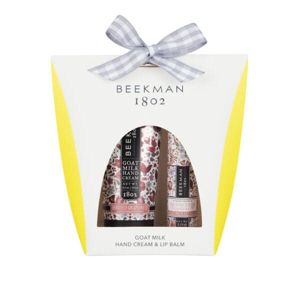 Beekman 1802 Honeyed Grapefruit Hand Cream & Lip Balm Set