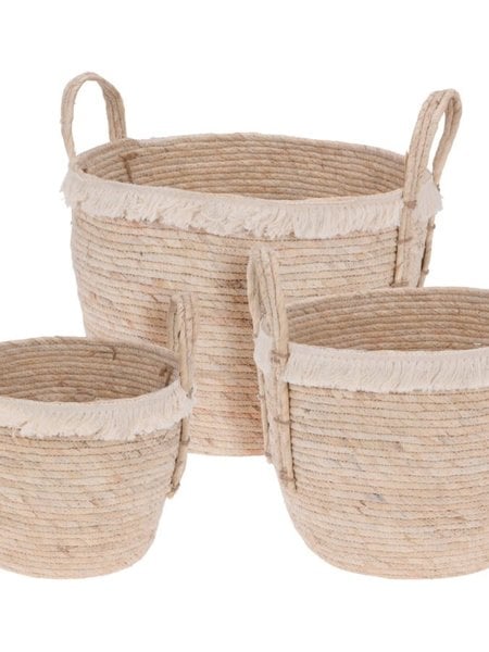 Fringe Basket Natural