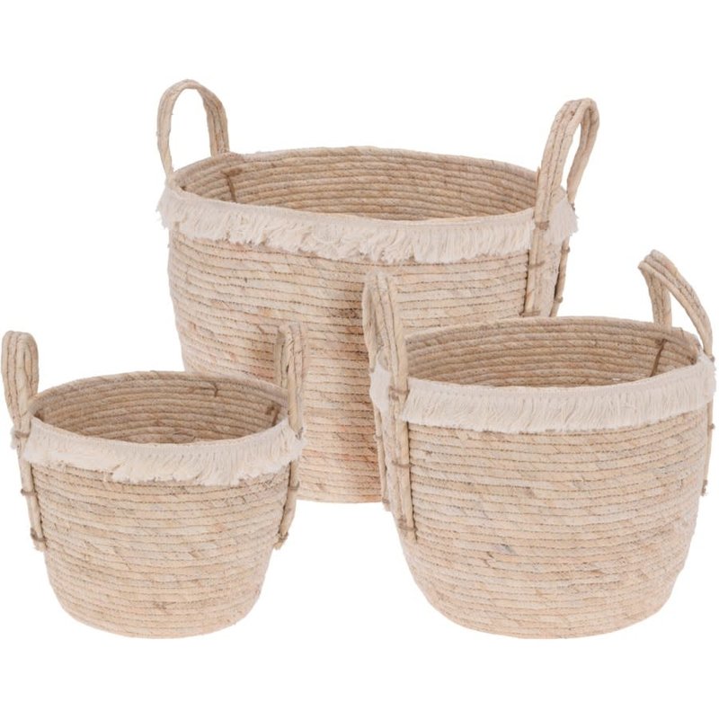 Fringe Basket Natural