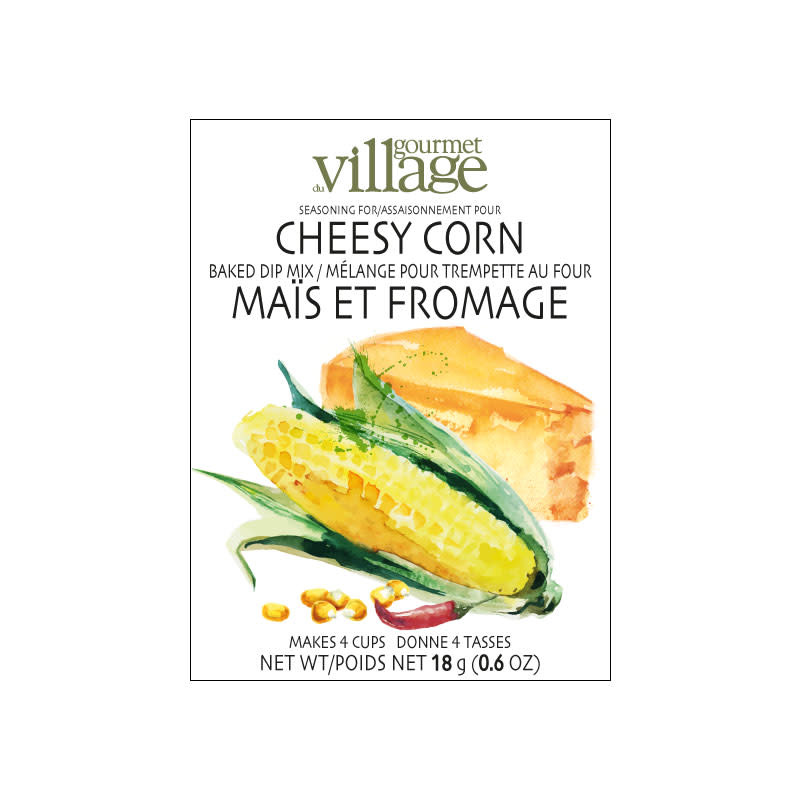 Gourmet Du Village Dip Recipe Box Cheesy Corn