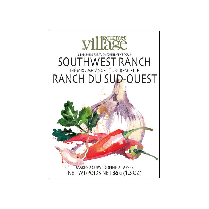 Gourmet Du Village Dip Recipe Box Southwest Ranch