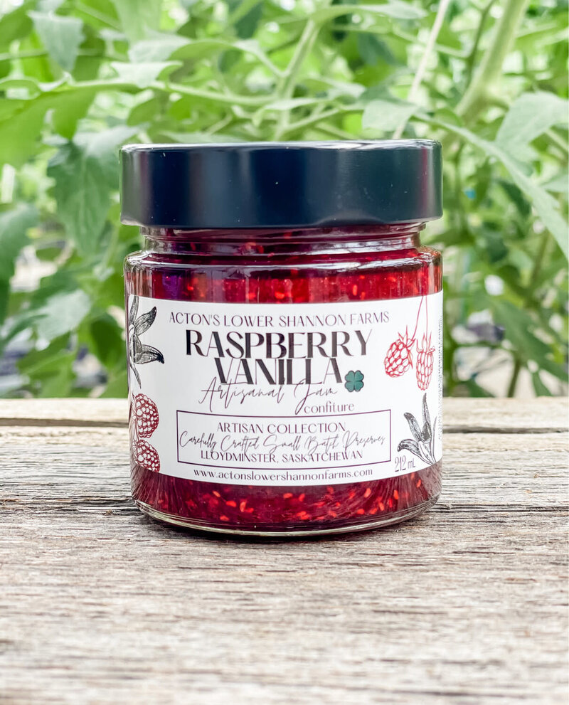 Acton's Lower Shannon Farms Raspberry Vanilla Jam