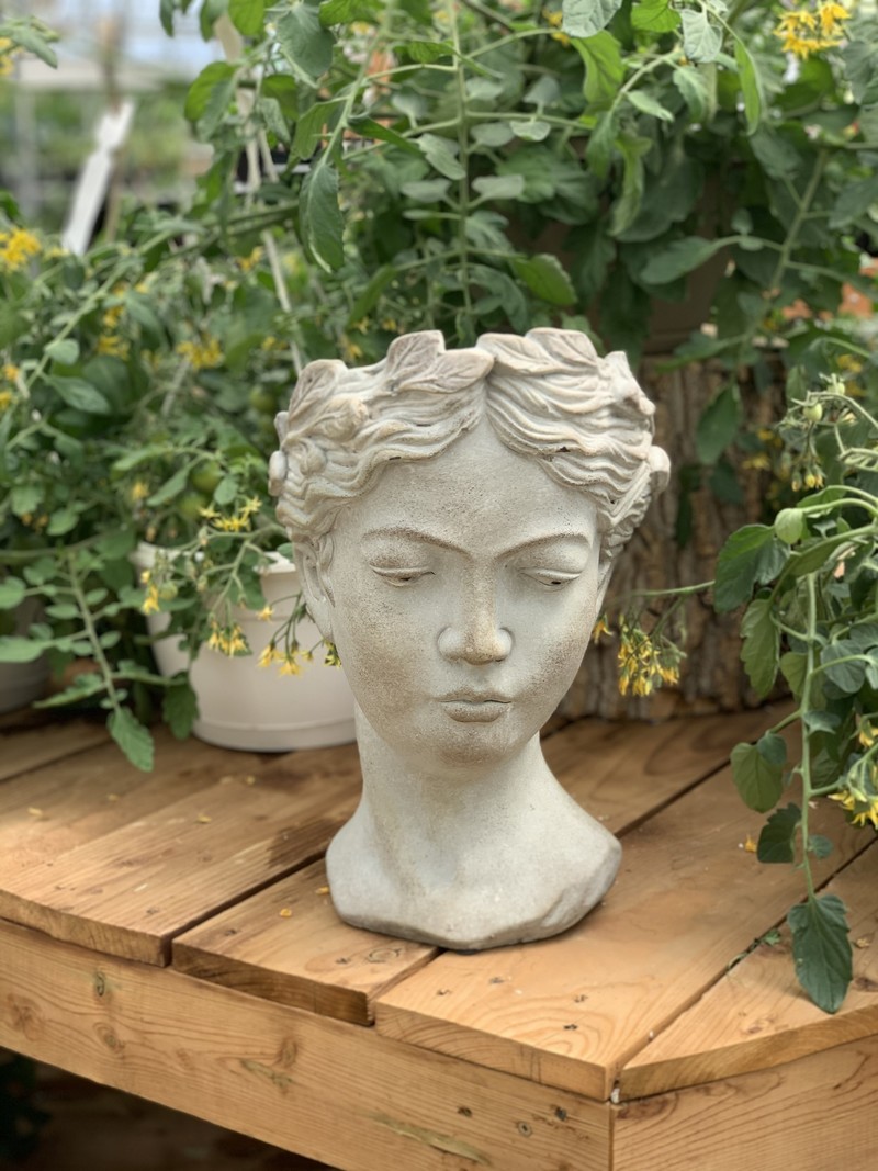 Goddess Head Planter