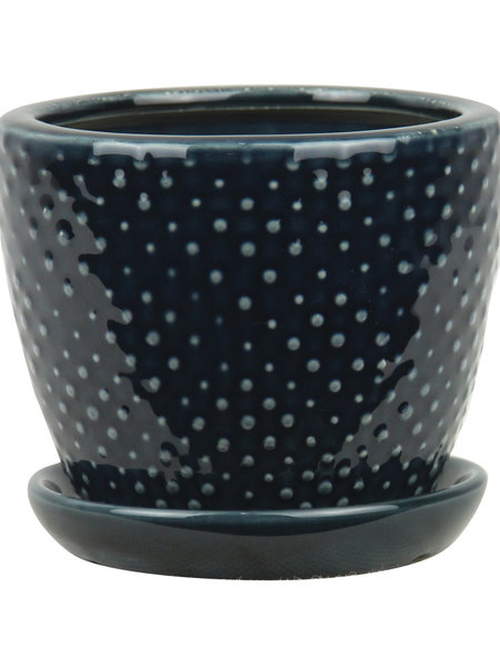 Dutch Growers Classic Dot Planter With Saucer