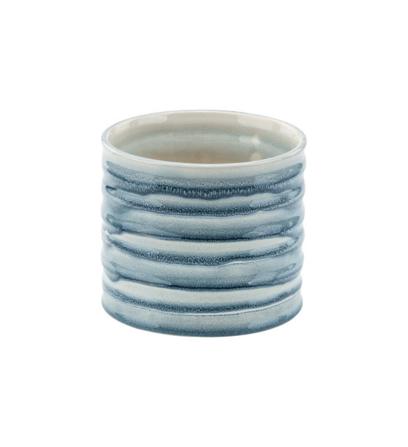 Blue/White Wave Pot