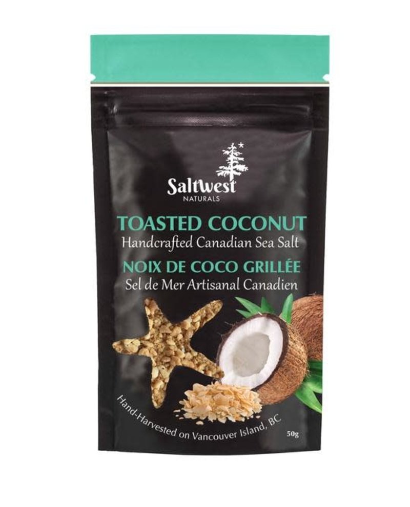 Saltwest Naturals Organic Toasted Coconut 50g