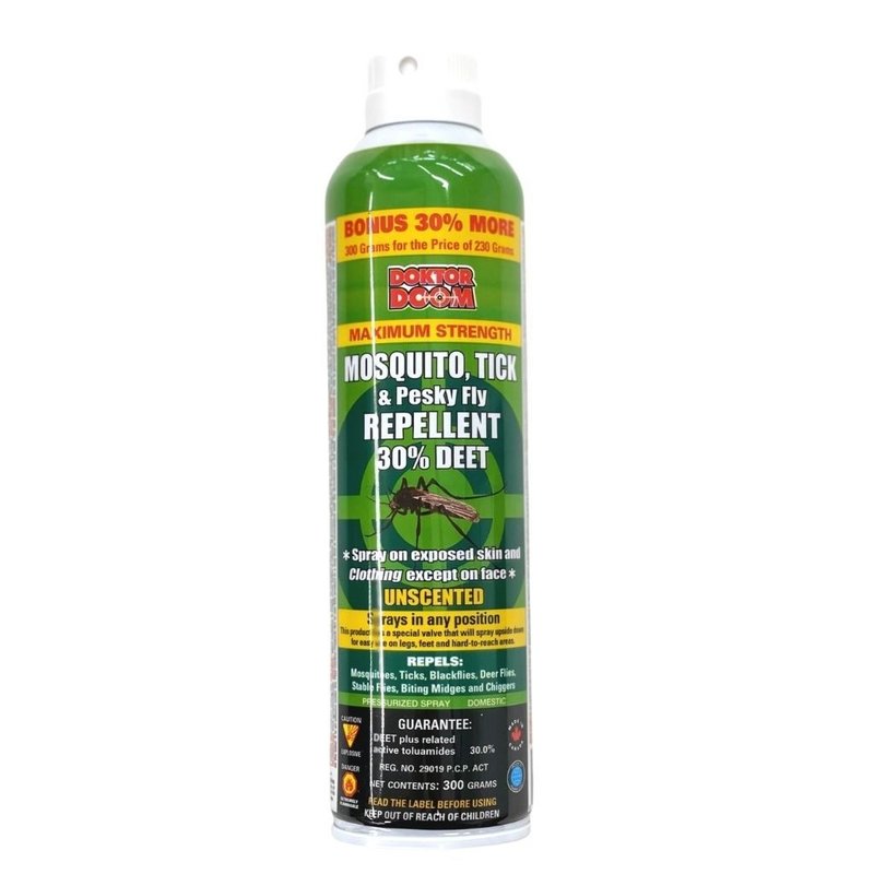 Doktor Doom Mosquito and Tick Repellent 30% Deet