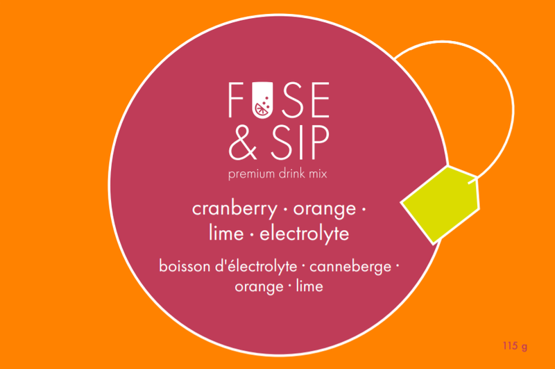 Fuse & Sip Cranberry, Orange & Lime Electrolyte Drink Infusion