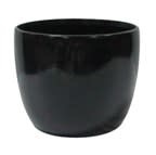Black Dolomite Pot 4.5"x4"