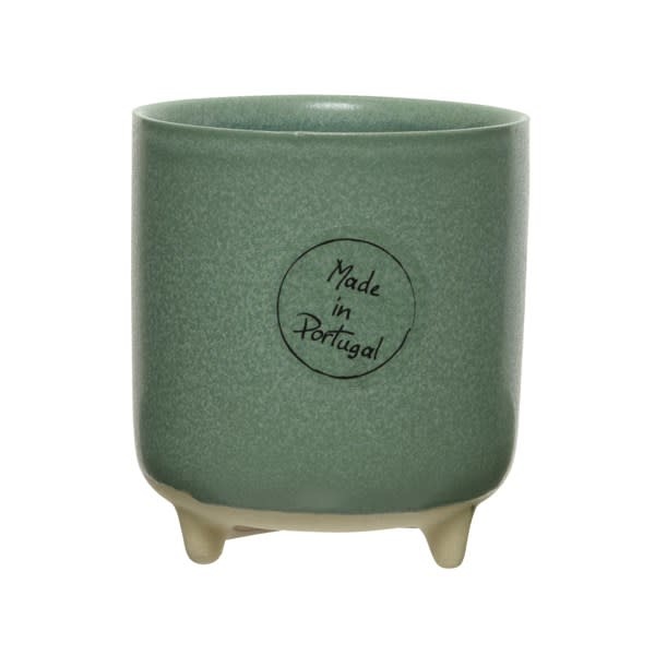 Stoneware Planter On Feet