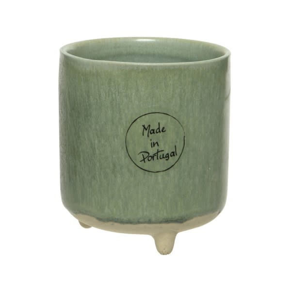 Stoneware Planter On Feet