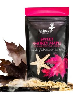 Saltwest Naturals Organic Sweet Smokey Maple Sea Salt 40g