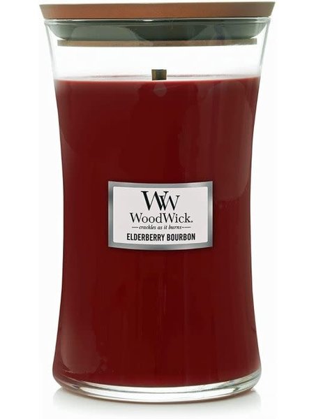 Woodwick Elderberry Bourbon Hourglass Candle