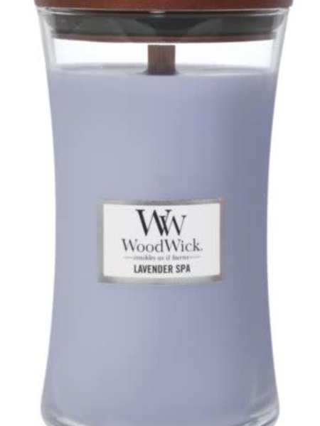 Woodwick Lavender Spa Hourglass Candle
