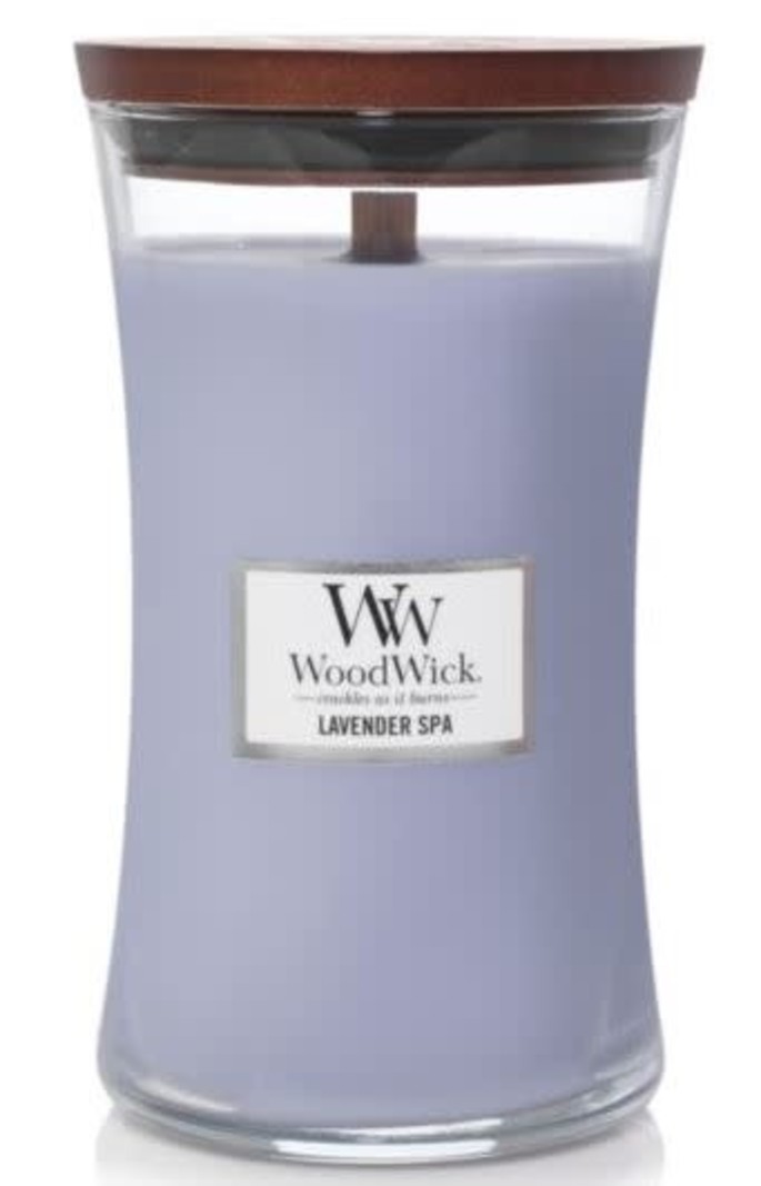 Woodwick Lavender Spa Hourglass Candle