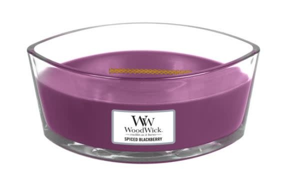 Woodwick Spiced Blackberry Ellipse Candle