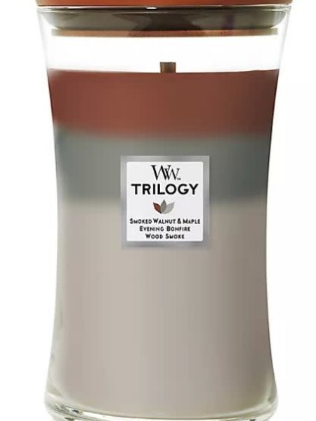 Woodwick Autumn Embers Trilogy Hourglass Candle