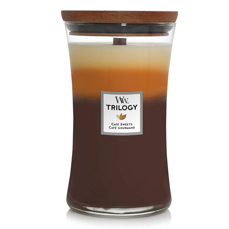 Woodwick Cafe Sweets Trilogy Hourglass Candle