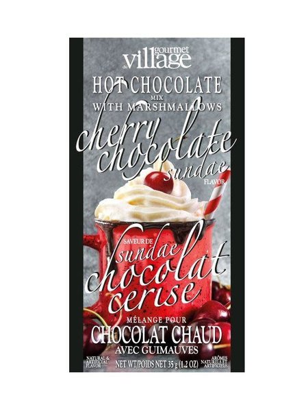 Gourmet Du Village Mini Hot Chocolate Cherry Chocolate Sundae
