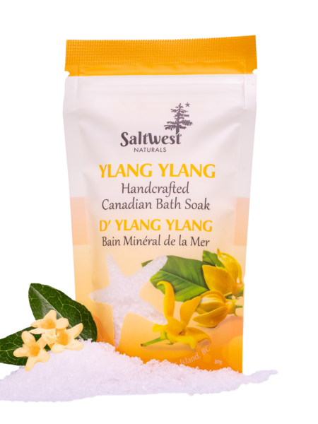 Saltwest Naturals Ylang Ylang Bath Soak 80g