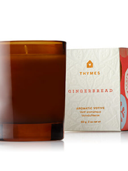 Thymes Poured Votive Candle Gingerbread