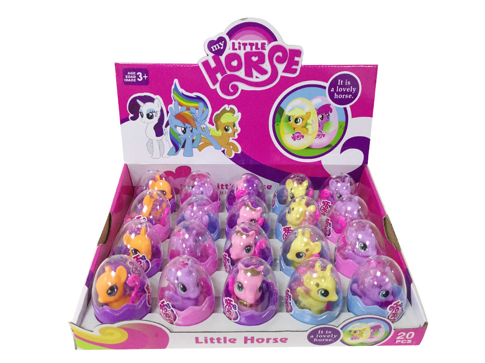 Little Pony in a Capsule With Hair Brush
