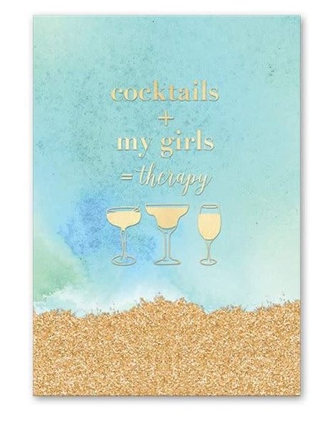 Greeting Card Cocktails Girls Friendship