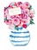Greeting Card Floral Vase Get Well