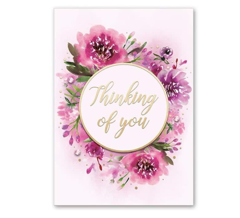 Greeting Card Fuchsia Floral Toy