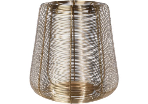 Lantern Metal Wire Gold 29cm