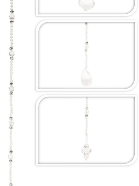 Bead Garland Transparent 60cm