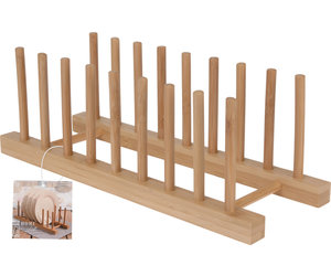 Plate Holder Bamboo - Dutch Growers Saskatoon