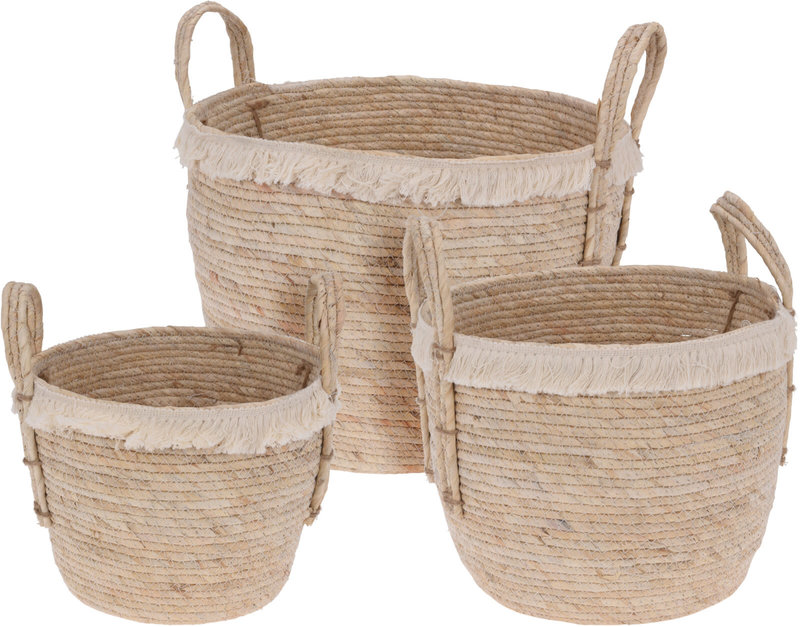 Fringe Basket Natural