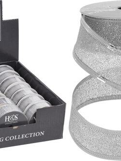 Mesh Ribbon Silver 270x2cm