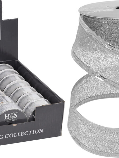 Mesh Ribbon Silver 270x2cm