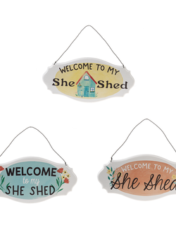 She Shed Wall Sign