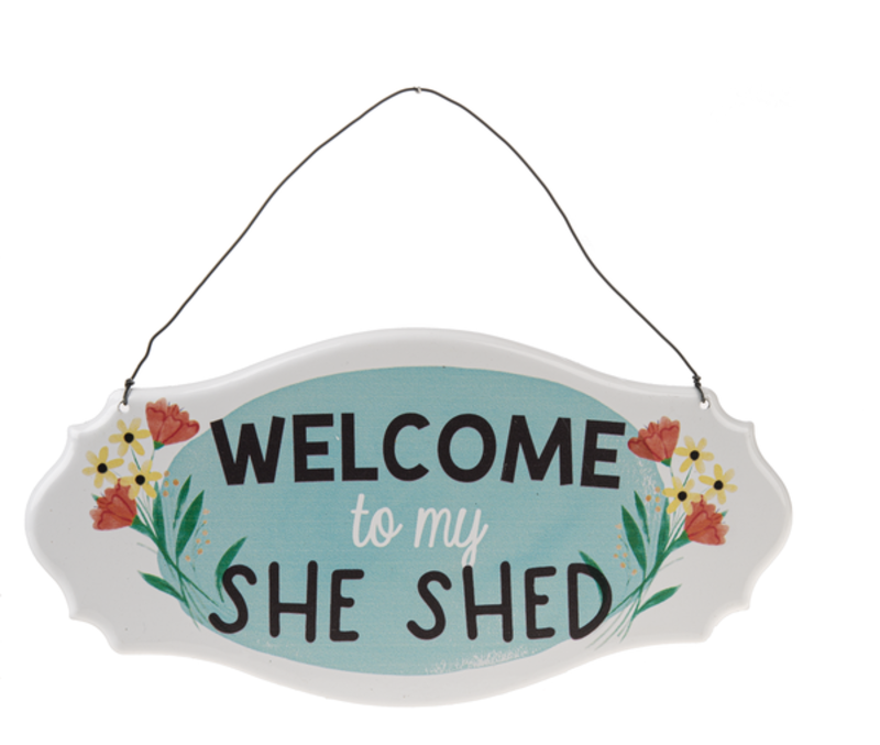 She Shed Wall Sign