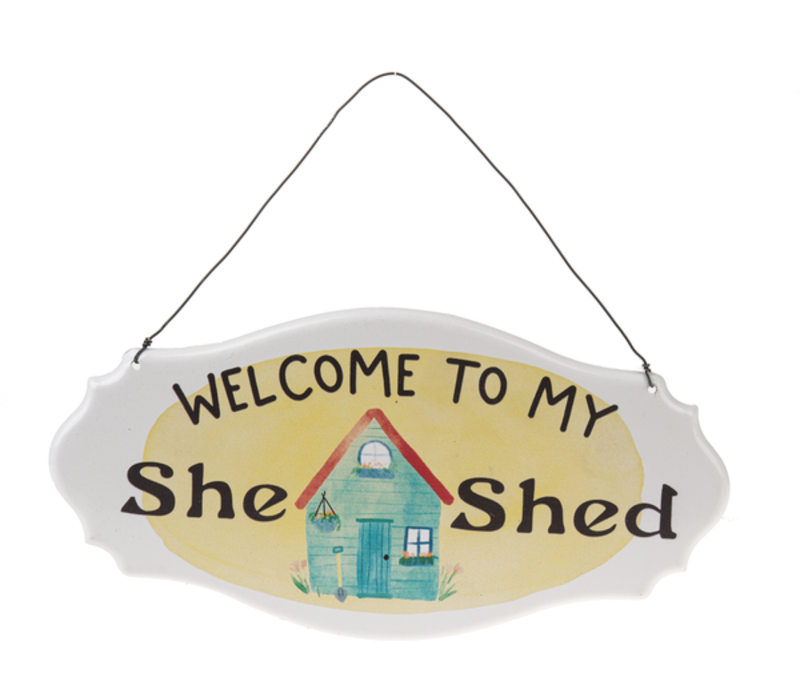 She Shed Wall Sign